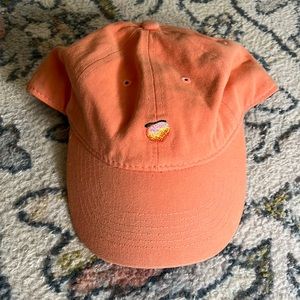 Peach hat